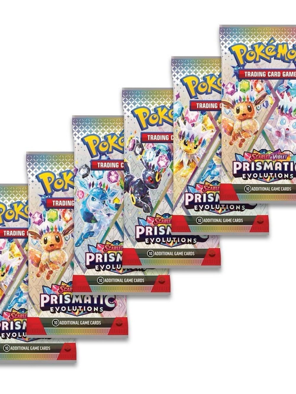 Pokemon Prismatic Evolutions Booster Pack Random Art
